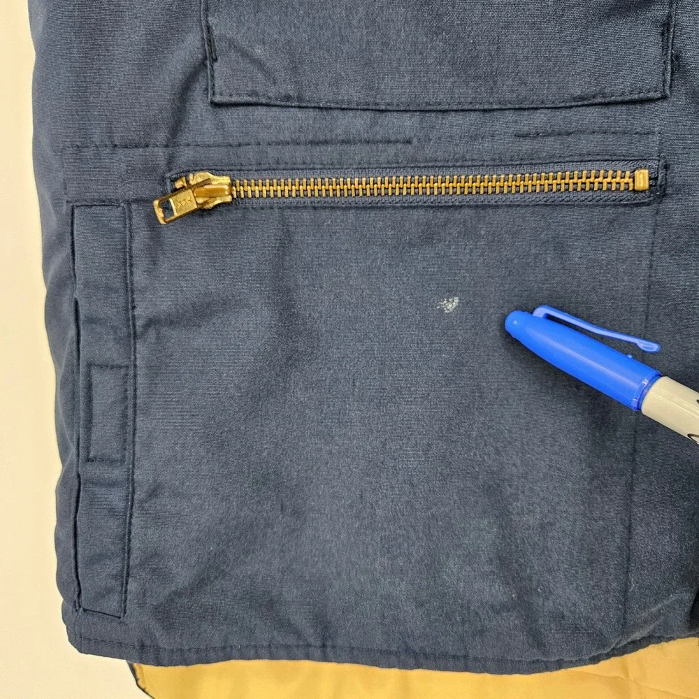 Vintage Sears Fieldmaster Vest Mens Medium Blue Utility Photographer Cargo‎